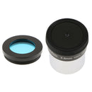 Blue Filter for 1.25" Telescope Accessory & PL 3.6mm Plossl Eyepiece Lens