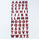 Letter A-Z Alphabet Glitter Self Adhesive Crystals Stickers Stick On DIY WO UHD