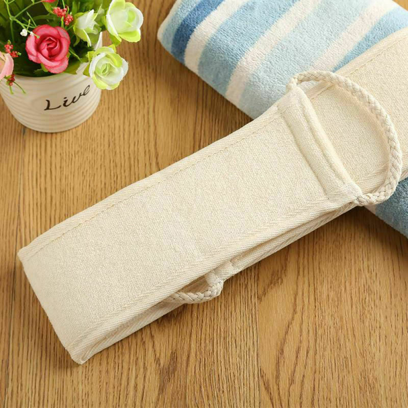 Natural Exfoliating Loofah Back Scrubber For Bath Body Long Shower Luffa Sponge