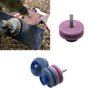 3X(50Mm Lawn Mower Sharpener Faster Blade Sharpener Lawn Mower Universal Gr