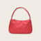 Nylon Casual Women Handbag Female Solid Underarm Shoulder Bag (Rose Red)