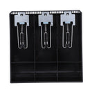 3-Grid Money Cash Coin Register Insert Tray Replacement Cashier Drawer Stor