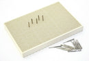 Medium Sized Honeycomb Ceramic Soldering Block With Metal Pins