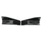 2pcs Universal Car Rear Bumper Lip Splitters Spoiler Apron Corner Protector