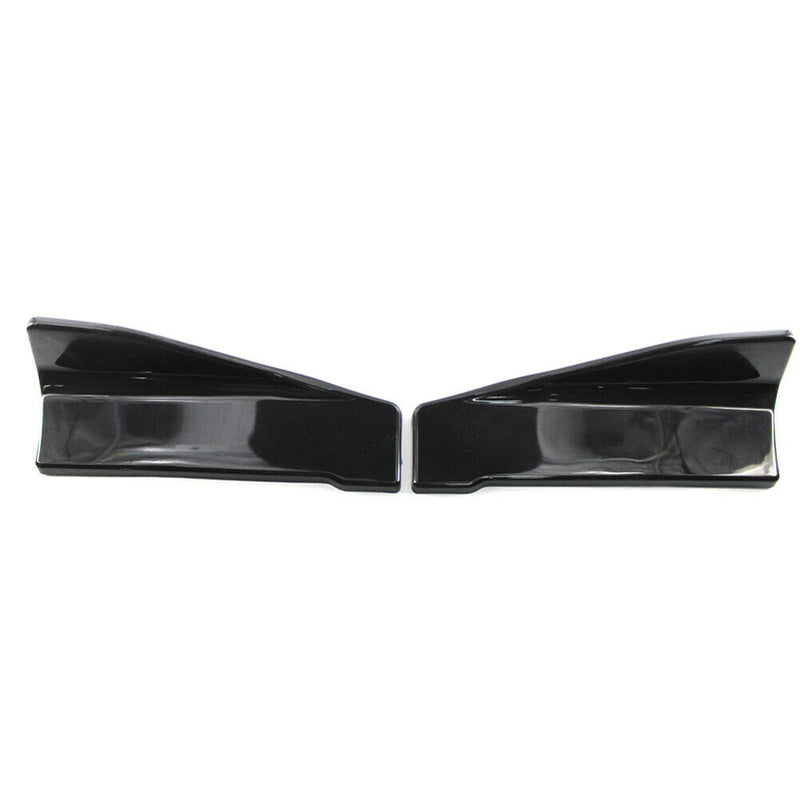 2pcs Universal Car Rear Bumper Lip Splitters Spoiler Apron Corner Protector