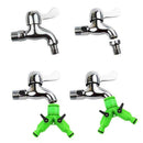 Hose Garden 2 Way 3/4'' Threaded Splitter Tap Connector Y Two Outlet Connection-
