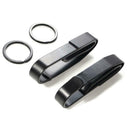 Keychain Belt Buckle Stainless Hanging with 2 Key Ring for Outdoors Camping