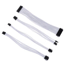 Female To Male 18Awg Sleeved Psu Extension Power Cord Cable Kits 1x Atx 24PSEAU