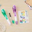 Novelty Ballpoint Pen stationery LED lights Ballpoint pen School supplies LJ