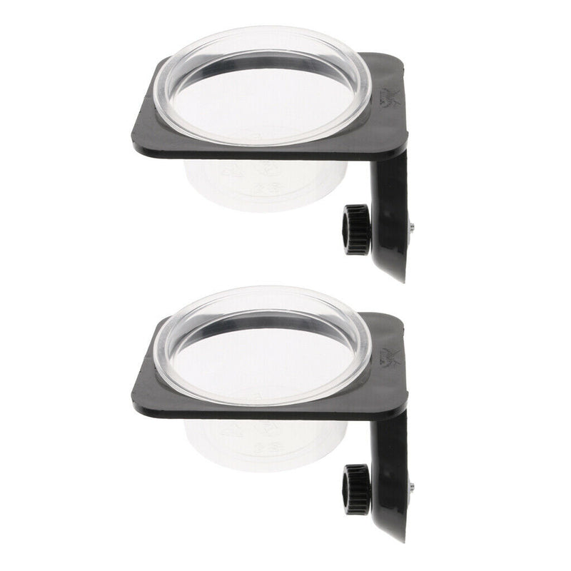 2Pcs Insect Spider Reptile Tank Food Water Feeding Bowl Breeding Box Terrarium