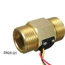 Dc5V G1 Dn25 Copper Water Flow Sensor Hall Effect Pulse Output 4-45L/Min Li