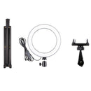 10 Inches Selfie Led Ring Light With Tripod Stand And Cell Phone Holder Des