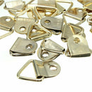 10*Screw D-Ring Painting Picture Frame Wall Mirror Hanging Hanger Triangle G1N3