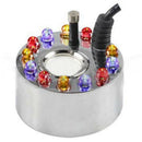 24V Color Changing Ultrasonic Mist Maker Fogger Water Fountain Pond Atomize