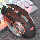 1X(Sunrose X2 Wired Usb Computer Gaming Mouse 6D Colorful Glow Buttons Lapt
