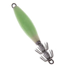 95mm*0.9mm Noctilucent Squid Cuttlefish Sleeve Lure Hook Bait Fishhook