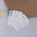 10sheet x 20x white double sided adhesive tabs glue tape for false nail t C^SE