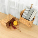Garden hand-woven wood basket weaving storage basket Fruit and vegetable ba