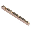 42mm Slotted Brass Metal String Nut for 4-String Electric Bass Guitar Part
