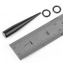 Bulk 8 Sizes BLACK 4mm-18mm Ear Tunnel Taper Kit Set Expander Stretching Plug