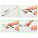 Telescopic Aluminum Handle Kitchen Floor Cleaning Brush Window Scour Brush