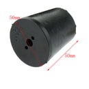 4pcs Tapered Round Rubber Feet Pad for Wood Furniture Table Desk Chair Kitchen