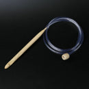 12 Sizes Crochet Needles Bleached Bamboo Afghan Tunisian 3,0-10,0 mm V7W6