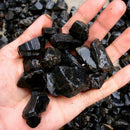 50g Natural Black Tourmaline Crystal Mineral Specimen Rough Rock Healing Stone
