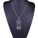 Retro Women Lady Dream Catcher Pendant Long Chain Necklace Sweater Jewelry