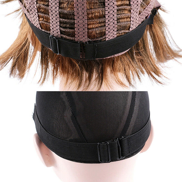 Adjustable Black Nylon Highest Elastic Bands Wigs Wig Caps Hair Net Lace Wi Gw