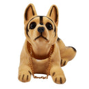 Black Brown Bobbing Nodding Shepherd Dog for Car Auto G1S3