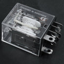 DC 12V Coil 10A 240VAC 28VDC DPDT Electromagnetic Relay JQX-13F2Z I1A5