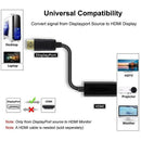 Display Port to HDMI Female Male Adapter Converter Cable DisplayPort DP to HDMI