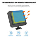 Outdoor Night Lighting COB 100LED Solar Wall Split Lamp Motion Sensor Waterproof