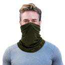 Cycling Pure Face Cover Riding Sunscreen Scarf Outdoor Bandana (Army Green)