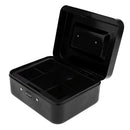 Small Cash Box Piggy Bank Money Box With Combination Lock For Security Black