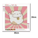 5D DIY Full Drill Diamond Painting Lucky Cat Cross Stitch Craft Kit (WX192)