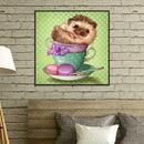 5D DIY Full Drill Diamond Painting Dog Cup Cross Stitch Embroidery Mosaic