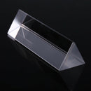 10cm Optical Glass Triple Triangular Prism Refractor Physics Experiment