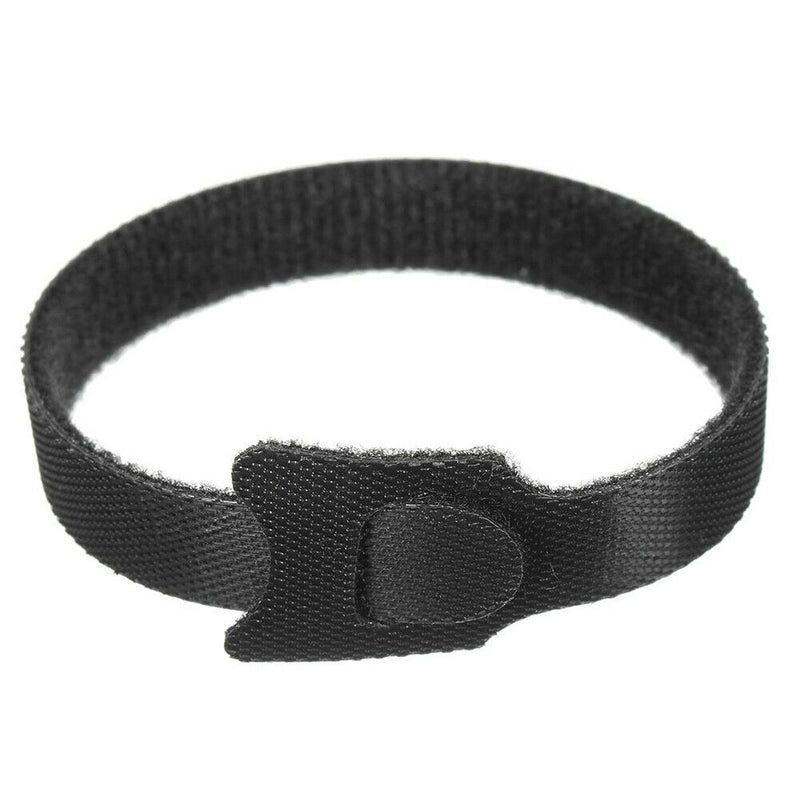 100pcs Reusable Nylon Self Adhesive Fasteners Cord Wire Cable Ties Strap