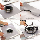 12pcs Reusable Gas Stove Top Burner Protector Liner Pad Cover Kitchen Cl XHZ