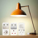 Smart Hour Timer Switch Socket Dual USB Digital Electronic Countdown Timer New