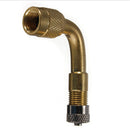 1pcs Brass Air Tyre Valve Extension Adaptor 90 Degree Motorcycle Truck Car  Dz