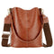 Crocodile Leather Women Shoulder Bag Messenger Bucket Handbag (Light Brown)