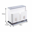 Plastic Storage Holders Drainer Knives Racks Spoons Shelf Forks Kitchen Cho P8X7