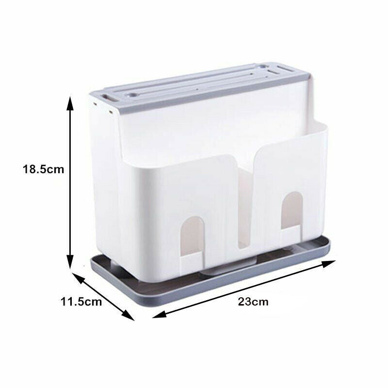 Plastic Storage Holders Drainer Knives Racks Spoons Shelf Forks Kitchen Cho P8X7