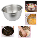 Stainless Steel Mixing Bowls 21.5cm Making Cake Bread Dough Sauces 12cm High