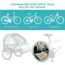 Steel Bike Trailer Coupler Attachment Angled Elbow Bicycle Trailer Hitch Mo