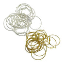 40 Pieces Fashion Women Copper Round Big Large