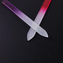 6pcs/Set Crystal Glass Nail File Art Buffer Manicure UV Polish Sanding Tool